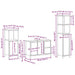 Set mobilier baie 3 piese lemn prelucrat gri sonoma - WALTI WALTI