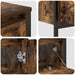 Set mobilier baie, 3 piese, stejar fumuriu, lemn prelucrat - WALTI WALTI
