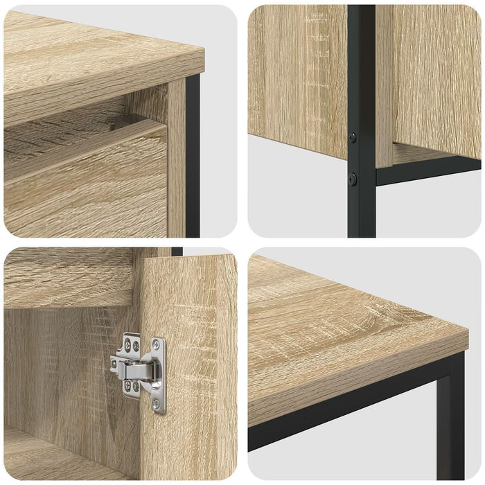Set de Mobilier pentru Baie 3 Piese din Stejar Sonoma și Lemn Prelucrat - WALTI WALTI