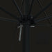 Umbrelă de grădină vidaXL ø395x245 cm Neagră - WALTI WALTI