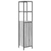 Set mobilier baie, 3 piese, gri sonoma, lemn prelucrat - WALTI WALTI