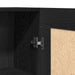 Set de biblioteci vidaXL 2 buc Negru Stejar 165x30,5x150 cm Lemn prelucrat - WALTI WALTI