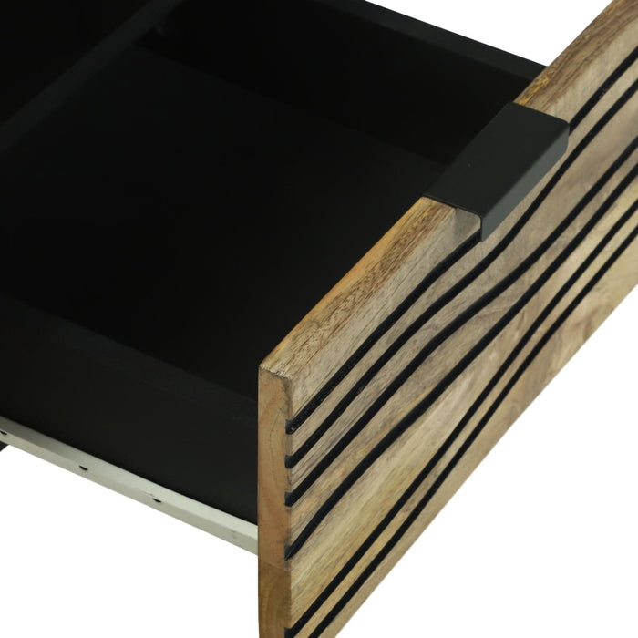 Sertar pentru TV 70x33.5x46 cm Lemn Masiv de Mango - WALTI WALTI