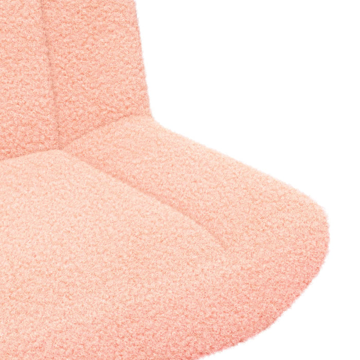 Scaun Accent Roz Baby Poliester, Oțel Standard Rotativ - WALTI WALTI