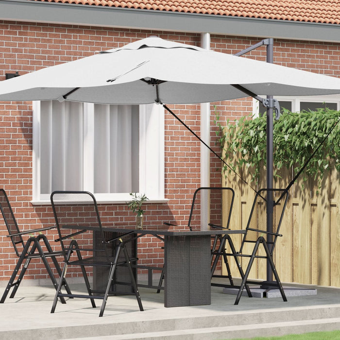 Umbrelă Cantilever Nisip Poliester Mare Înclinabilă - WALTI WALTI