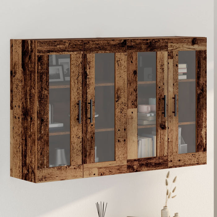 Cloști Montate pe Perete 2 pcs Lemn Vechi 69.5x34x90 cm Lemn Ingineresc - WALTI WALTI