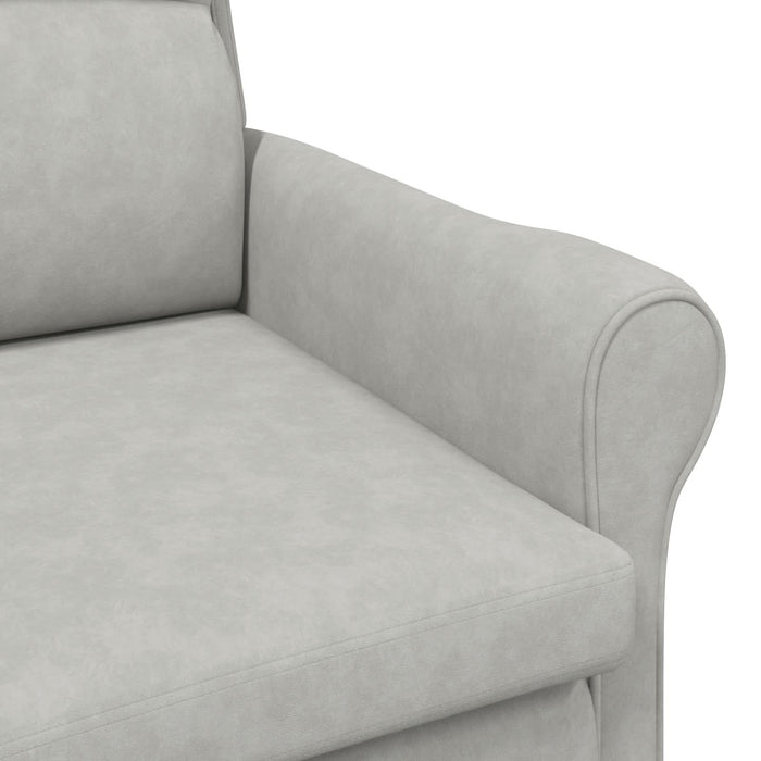 Fotoliu Gri Deschis Gri deschis Țesătură Standard Ergonomic - WALTI WALTI