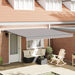 Marchiza retractabilă automată vidaXL gri deschis 400x300 cm, Țesătură pentru înlocuirea marchizei vidaXL pentru cadru de 4x3 m gri deschis - WALTI WALTI