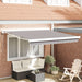 Marchiză Retractabilă Automată Gri Deschis 300x250 cm, Fabrică de Înlocuire vidaXL pentru Marchiză 3x2,5 m Cadru Gri Deschis - WALTI WALTI