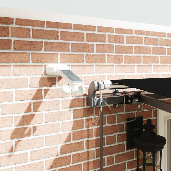 Marchiză retractabilă automată cu LED neagră 400x300 cm, vidaXL Material de înlocuire pentru marchiză 4x3 m neagră - WALTI WALTI