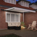 Marchiză manuală retractabilă cu LED alb 350x250 cm, vidaXL Material de înlocuire pentru marchiză 3.5x2.5 m alb - WALTI WALTI
