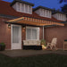 Markiză retractabilă automată cu LED galben și portocalie 400x300 cm - WALTI WALTI