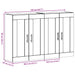 Cloști Montate pe Perete 2 pcs Lemn Vechi 69.5x34x90 cm Lemn Ingineresc - WALTI WALTI