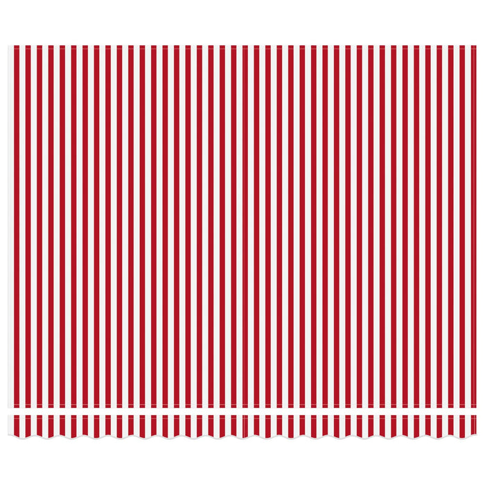 Marchiză Retractabilă Automată Roșie și Albă 400x300 cm - WALTI WALTI