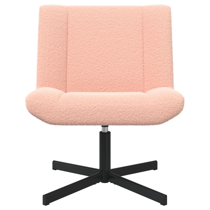 Scaun Accent Roz Baby Poliester, Oțel Standard Rotativ - WALTI WALTI