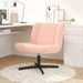 Scaun Accent Roz Baby Poliester, Oțel Standard Rotativ - WALTI WALTI