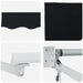Marchiza retractabilă automată vidaXL Negru 350x250 cm, Material de înlocuire pentru marchiză vidaXL pentru cadru de 3.5x2.5 m Negru - WALTI WALTI