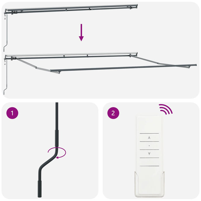 Marchiză automată retractabilă roșie 400x300 cm, vidaXL Material de înlocuire pentru marchiză 4x3 m cadru roșu - WALTI WALTI