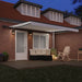 Marchiză manuală retractabilă vidaXL cu LED Alb 400x300 cm, Material pentru înlocuirea marchizei vidaXL pentru cadru de 4x3 m Alb - WALTI WALTI