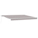 Marchiza manuală retractabilă vidaXL gri deschis 400x300 cm, Material de înlocuire pentru marchiza vidaXL pentru cadru de 4x3 m gri deschis - WALTI WALTI