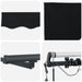 Marchiză retractabilă automată cu LED neagră 400x300 cm, vidaXL Material de înlocuire pentru marchiză 4x3 m neagră - WALTI WALTI