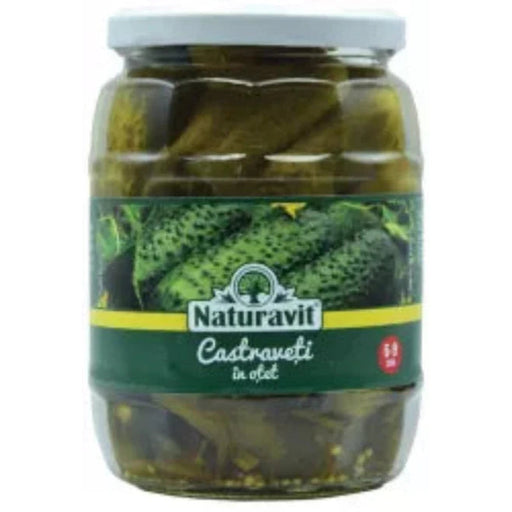 Naturavit Castraveti in Otet Calibru 6-9 cm 680 g - WALTI WALTI