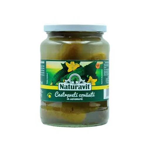 Naturavit Castraveti in Saramura Calibru 6-9 cm 680 g - WALTI WALTI
