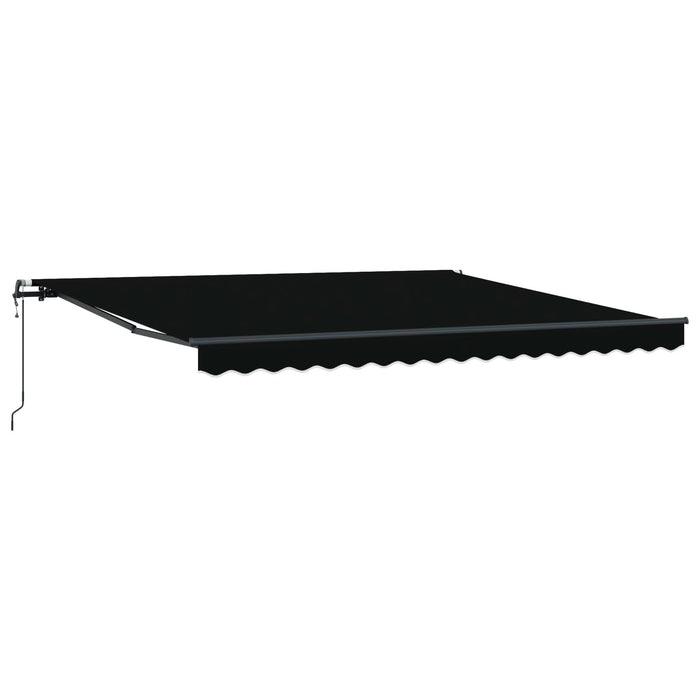 Marchiză retractabilă automatică vidaXL Negru 400x300 cm, Material de schimb pentru marchiză vidaXL pentru cadru de 4x3 m Negru - WALTI WALTI