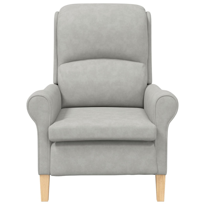 Fotoliu Gri Deschis Gri deschis Țesătură Standard Ergonomic - WALTI WALTI