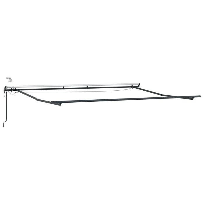 Markiză retractabilă automată cu LED galben și portocalie 400x300 cm - WALTI WALTI