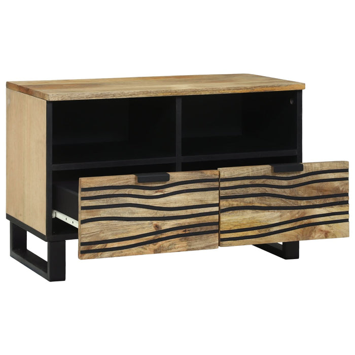Sertar pentru TV 70x33.5x46 cm Lemn Masiv de Mango - WALTI WALTI