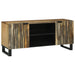 Cabinet TV 105x33.5x46 cm Lemn Masiv de Mango și Lemn Îngenunchiat - WALTI WALTI