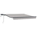Marcheza retractabilă manuală vidaXL cu LED Gri deschis 300x250 cm, Țesătură de înlocuire pentru marcheză vidaXL 3x2,5 m Gri deschis - WALTI WALTI