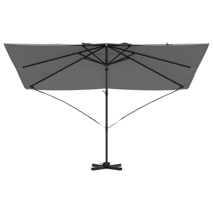 Umbra Cantilever Antracit Poliester, Oțel Vopsit cu Pulbere Mare - WALTI WALTI