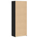 Bufet Negru 70x42.5x185 cm Lemn Prelucrat - WALTI WALTI