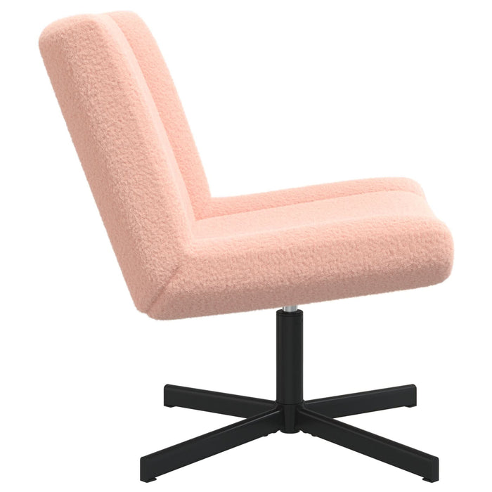 Scaun Accent Roz Baby Poliester, Oțel Standard Rotativ - WALTI WALTI