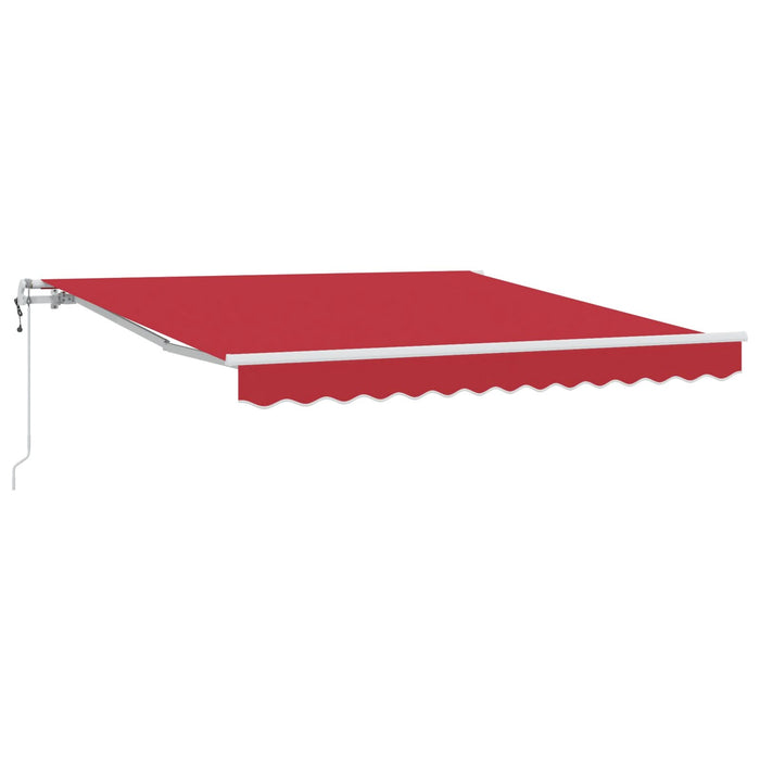 Marchiză retractabilă automată roșie 300x250 cm, vidaXL Material de înlocuire pentru marchiză de 3x2.5 m roșie - WALTI WALTI