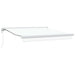Marchiză retractabilă automată albă 300x250 cm, Marchiză de schimb vidaXL pentru cadru de 3x2.5 m alb - WALTI WALTI