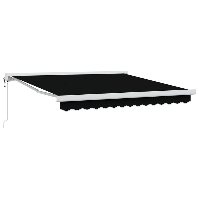 Marchiză automată retractabilă neagră 300x250 cm, Țesătură de înlocuire pentru marchiza vidaXL pentru cadru de 3x2.5 m negru - WALTI WALTI