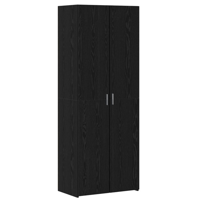 Bufet Negru 70x42.5x185 cm Lemn Prelucrat - WALTI WALTI