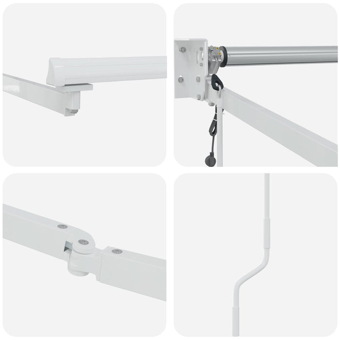 Marchiză retractabilă automată Galben și Portocalie 350x250 cm - WALTI WALTI