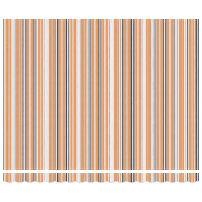 Marchiză Retractabilă Automată cu Dungi LED Multicolore 400x300 cm - WALTI WALTI