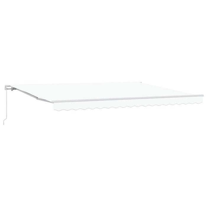 marchiză manuală retractabilă albă 450x300 cm, vidaXL husă de înlocuire pentru cadrul de 4,5x3 m alb - WALTI WALTI