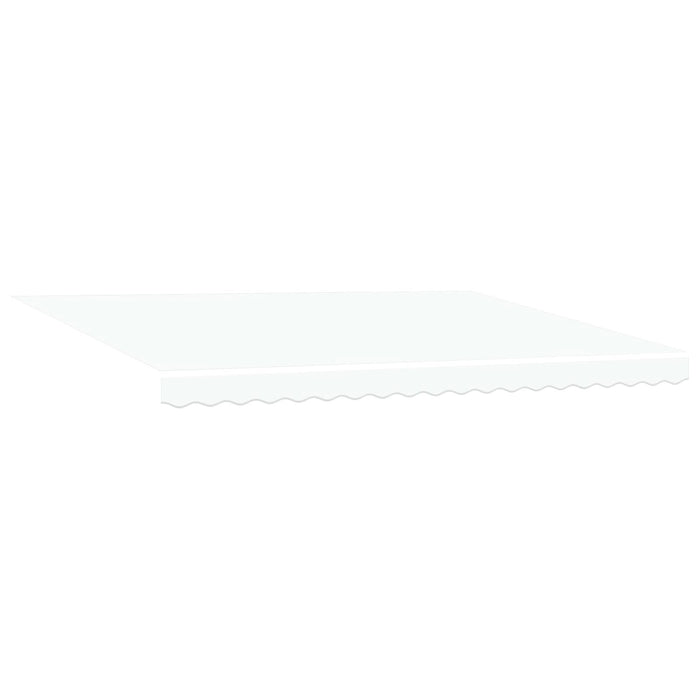 Marchiza automată retractabilă vidaXL cu LED Alb 450x300 cm, Material de înlocuire pentru marchiză vidaXL pentru cadru de 4.5x3 m Alb - WALTI WALTI