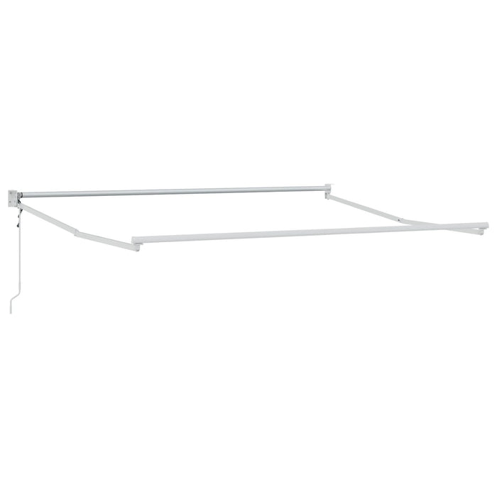 Marchiză retractabilă automată vidaXL Alb 350x250 cm, Țesătură de înlocuire pentru marchiză vidaXL pentru cadru de 3.5x2.5 m Alb - WALTI WALTI