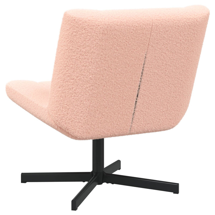Scaun Accent Roz Baby Poliester, Oțel Standard Rotativ - WALTI WALTI