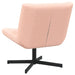 Scaun Accent Roz Baby Poliester, Oțel Standard Rotativ - WALTI WALTI