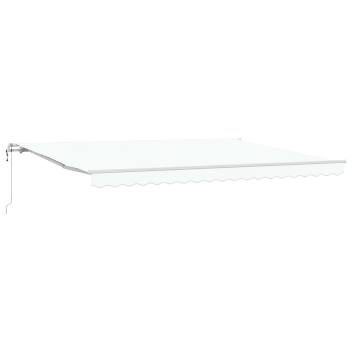 Marchiză Retractabilă Automatică vidaXL Alb 450x300 cm, Material de Înlocuire pentru Marchiză vidaXL 4.5x3 m Alb - WALTI WALTI