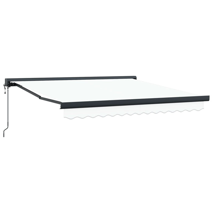 Markiza Retractabilă Automată vidaXL Alb 300x250 cm, Material de Înlocuire pentru Markiză vidaXL pentru Cadru de 3x2.5 m Alb - WALTI WALTI