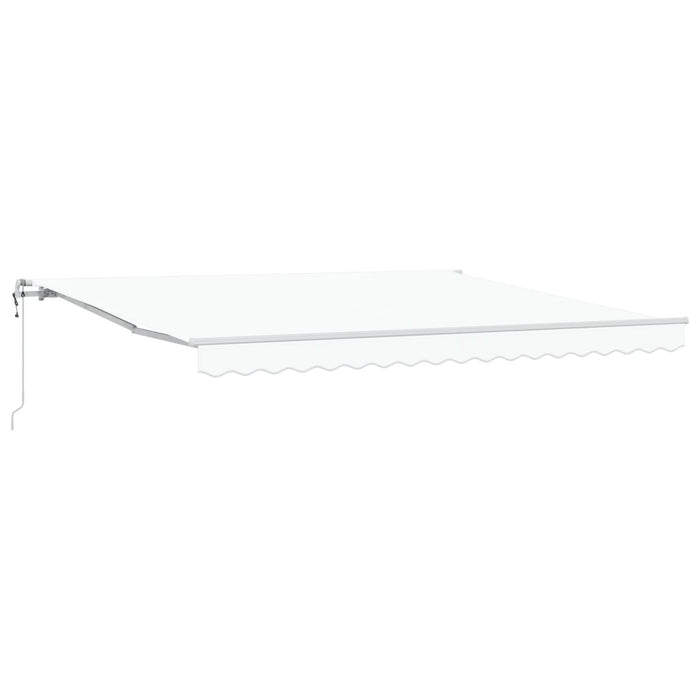 Marchiză retractabilă automată albă 400x300 cm, Schimburi pentru marchiză vidaXL de 4x3 m albă - WALTI WALTI